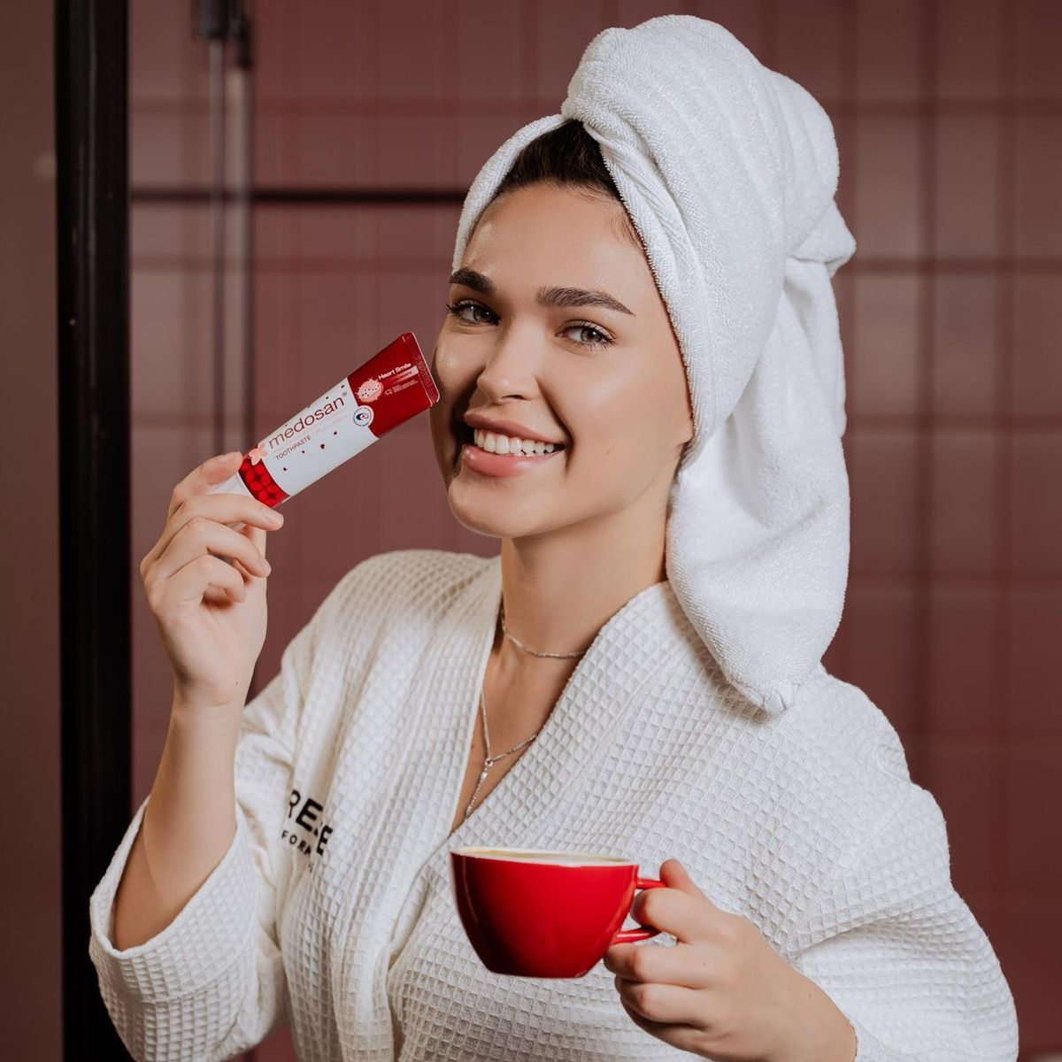 Зубна паста для щоденної екстрасвіжості Heart Smile Medosan 75 мл 4823109414969 фото