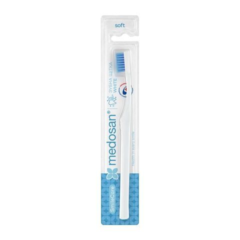 Зубна щітка SmileCare Soft White Medosan 4823109413184 фото
